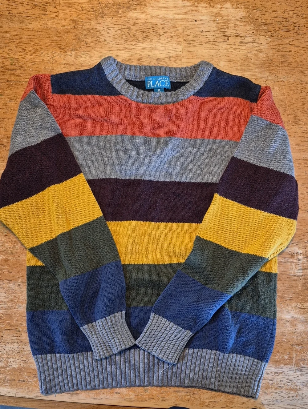The Children's Place Multicolor Striped Crewneck Sweater - Kids'